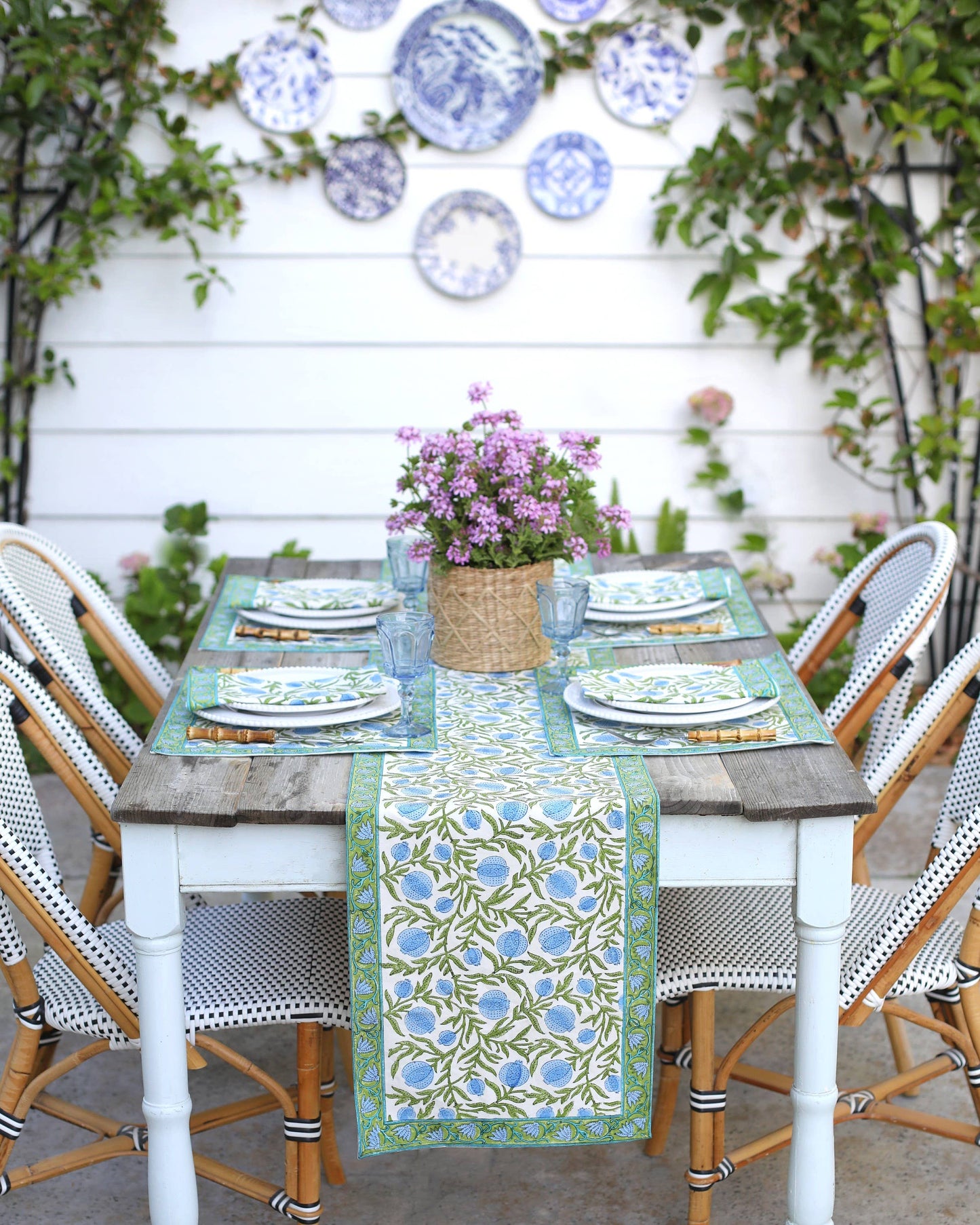Pomegranate Blue Placemat