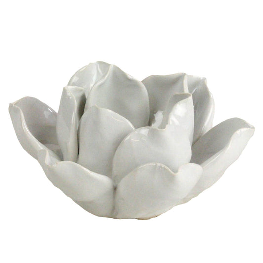 Fleur Blanc Candle Holder