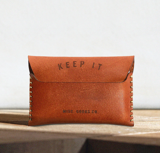 Slim Fold Leather Wallet
