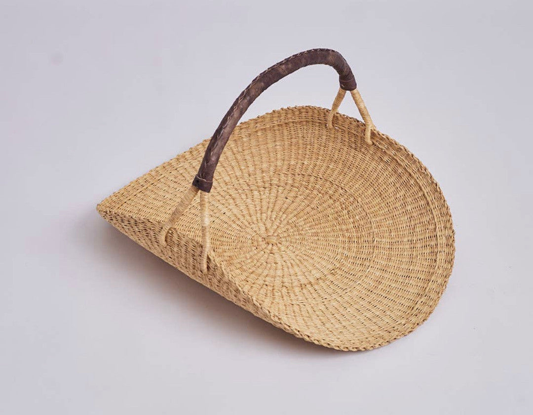 Bolga Flower Basket
