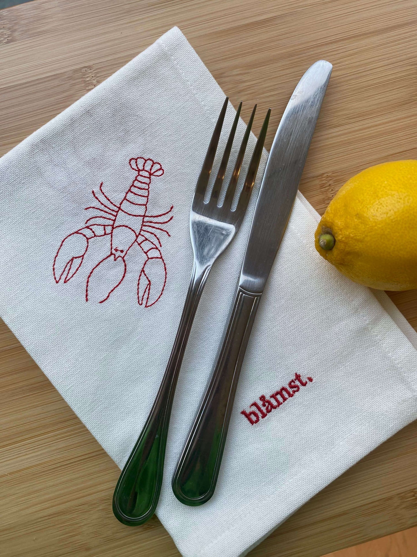 Lobster Cloth Napkins (2-pack)