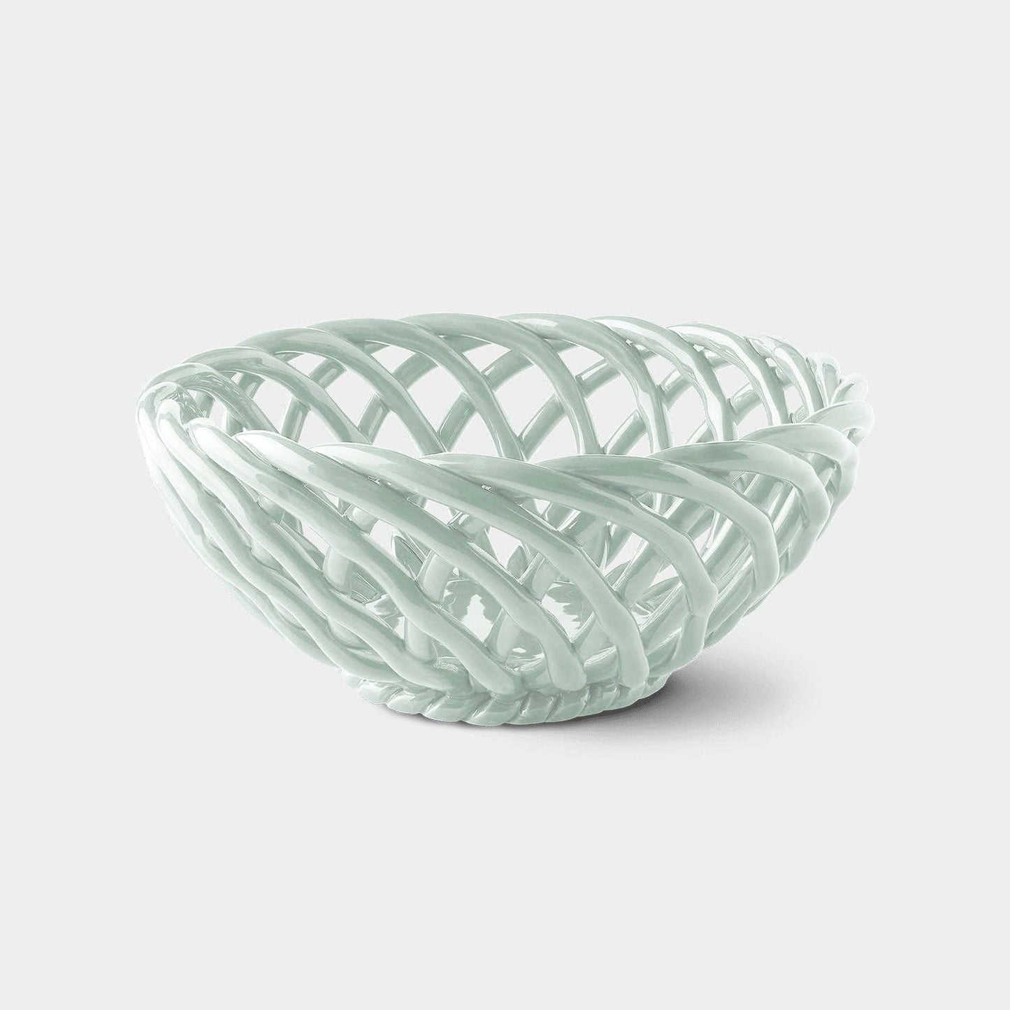 Large Ceramic Braid Basket