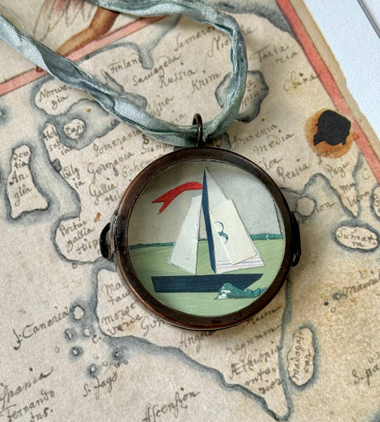 Sailboat Locket Ornament