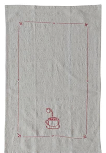 Embroidered Tea & Coffee towels