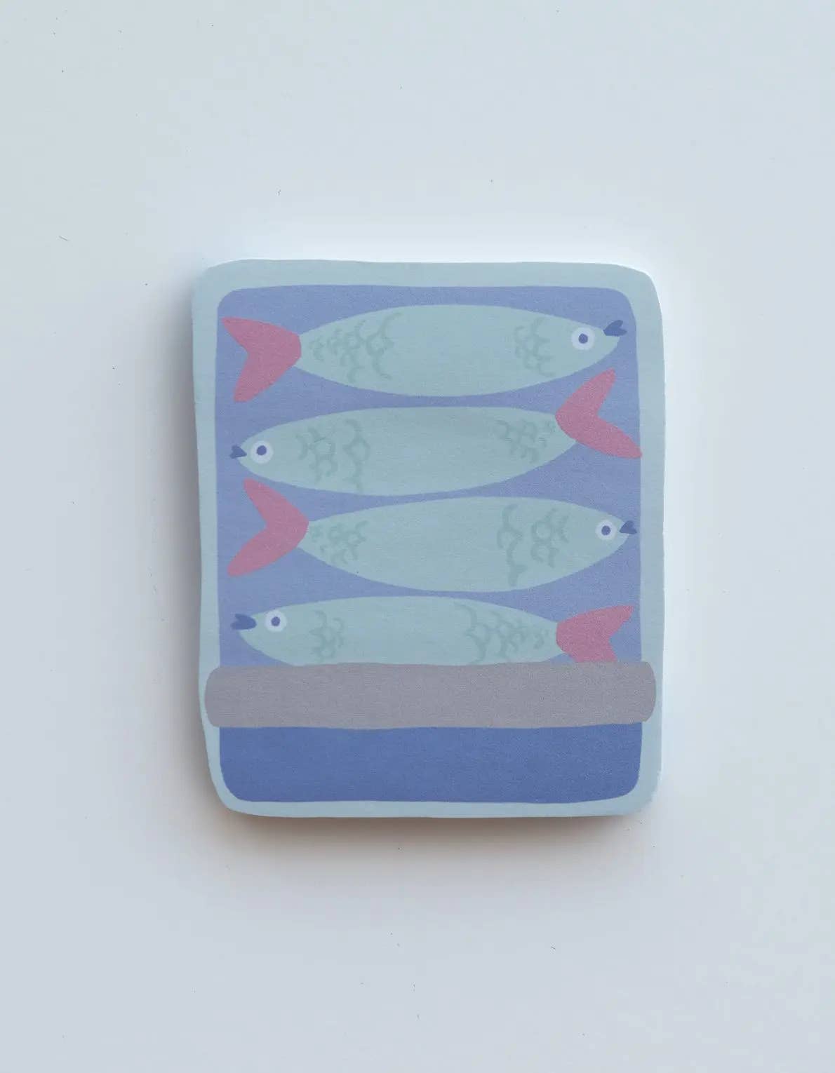 Tinned Fish Die-Cut Sticky Note Pad