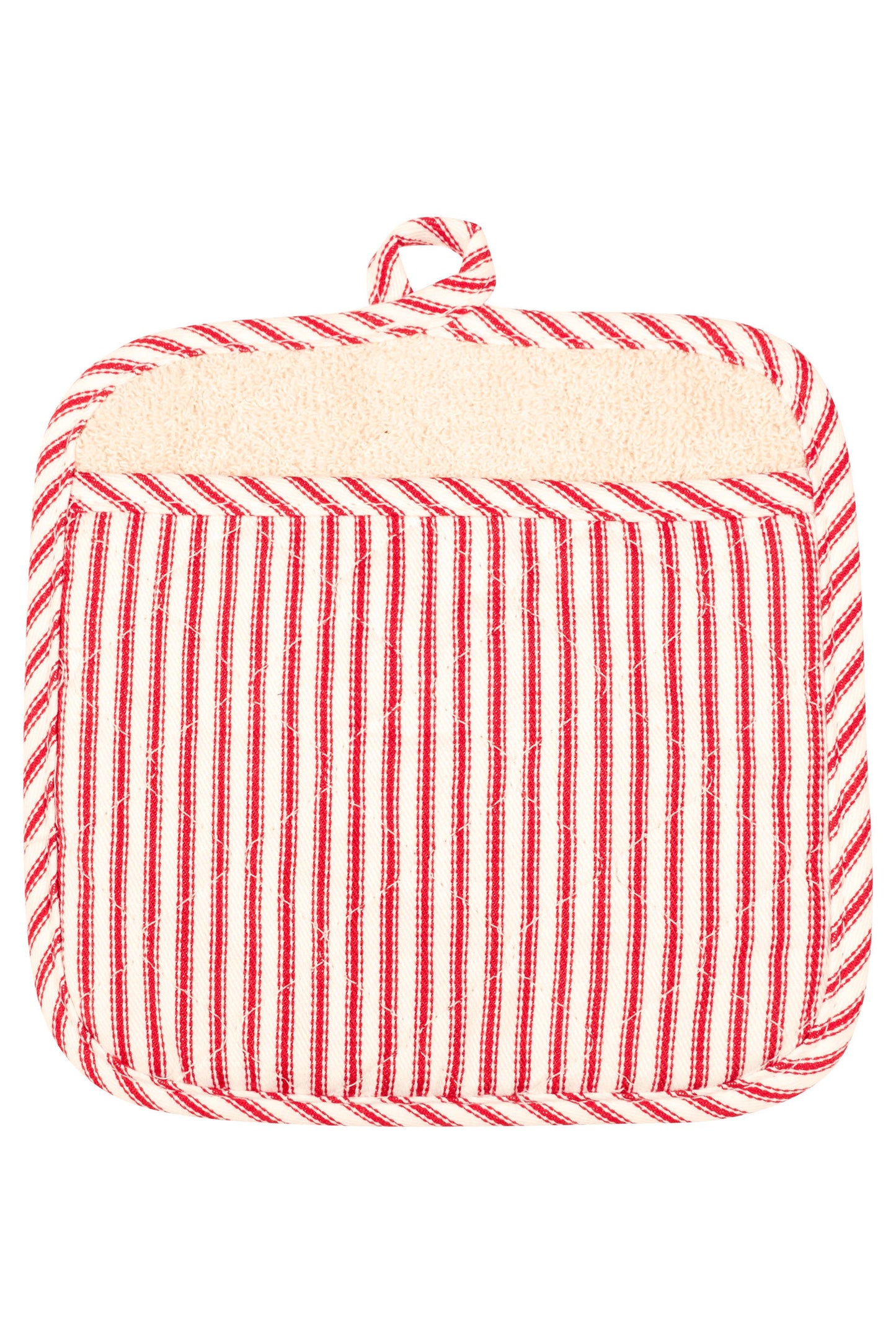 Stripe Terry Lined Pot Mitt