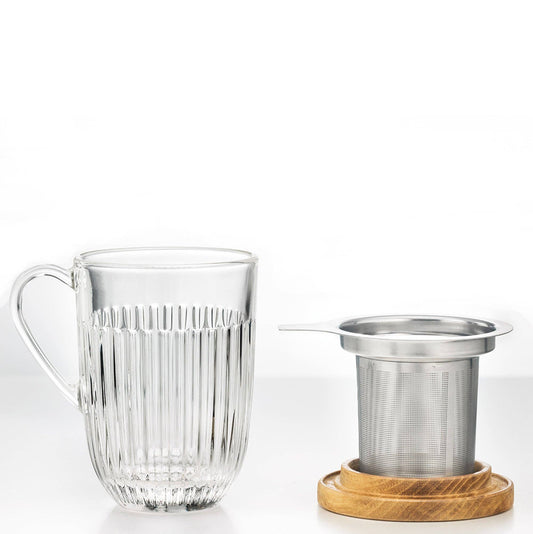 La Rochere Glass Tea Infuser Mug