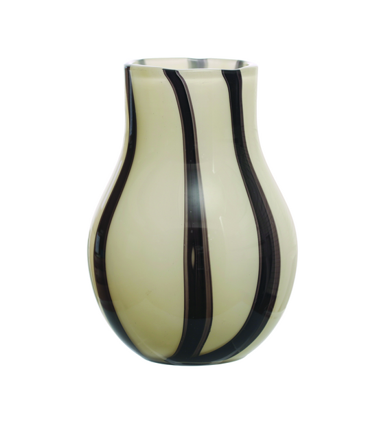 Glass Stripe Vase