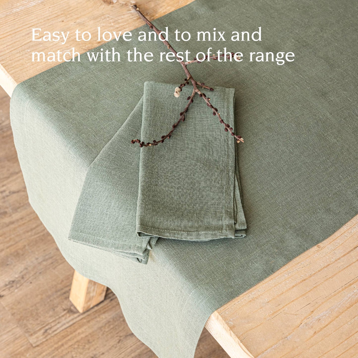 Linen Table Runner  18x90
