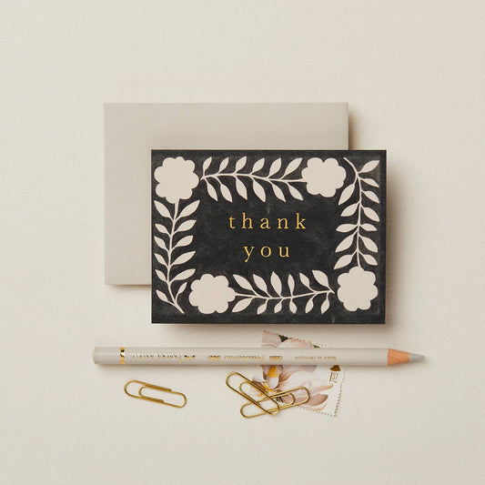 Wanderlust Paper Co - 'Thank You' Mini Card