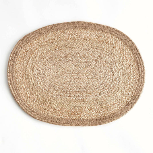 Jute Oval Placemats, Natural