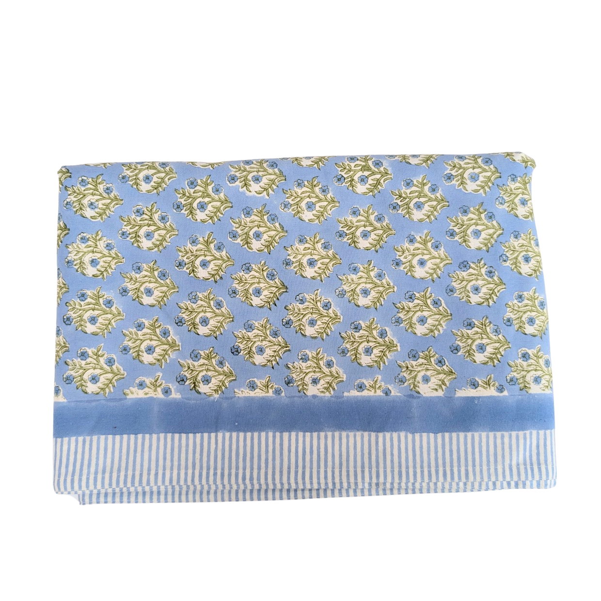 Emily Blue Rectangle Tablecloth