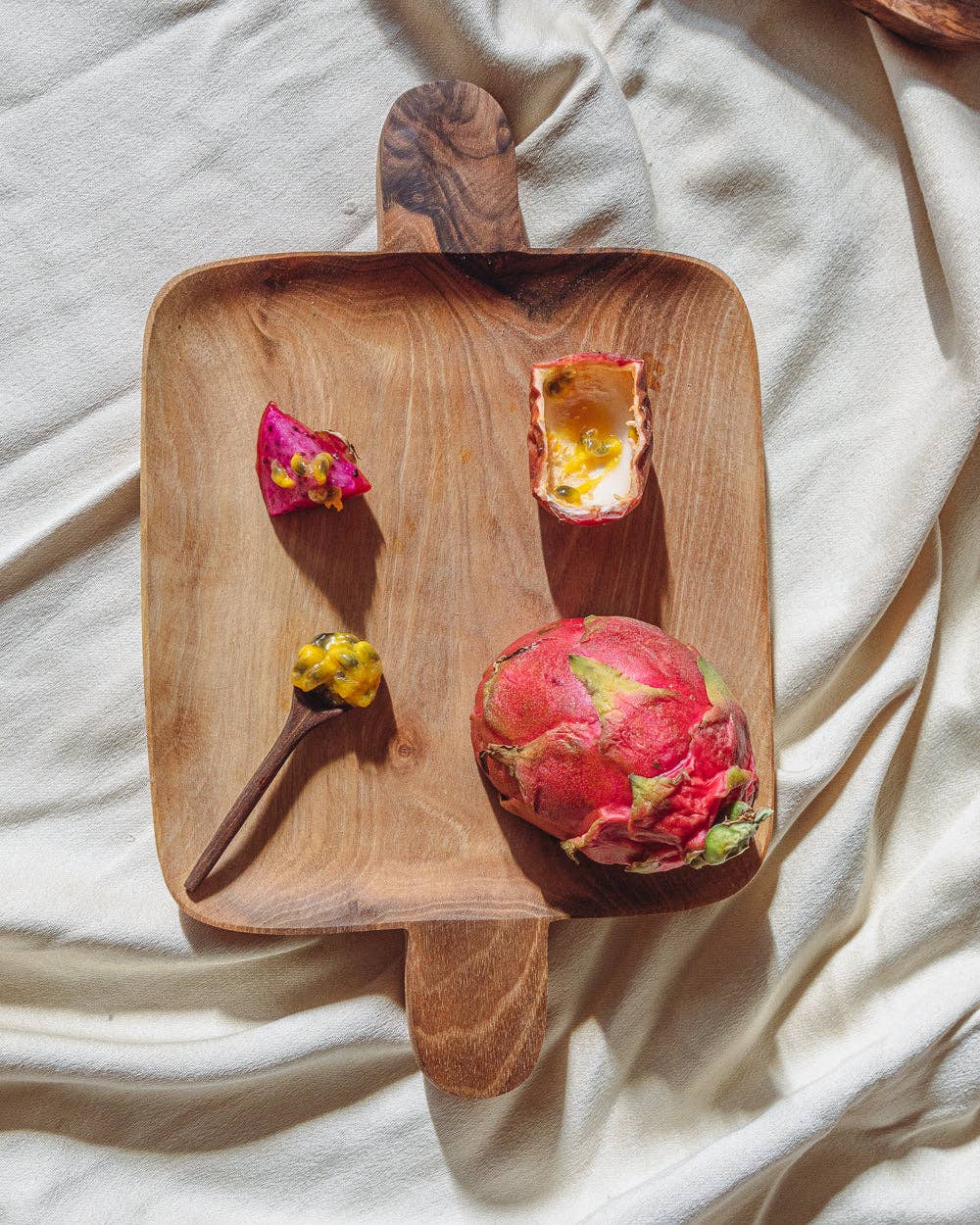 Walnut Double Handed Tray