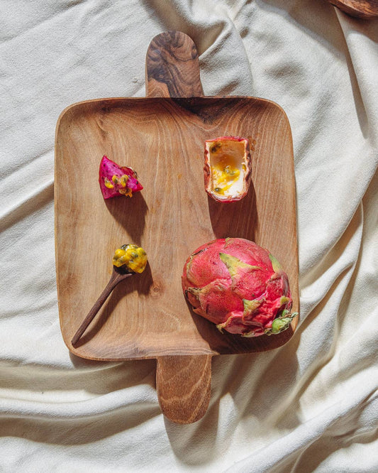 Walnut Double Handed Tray