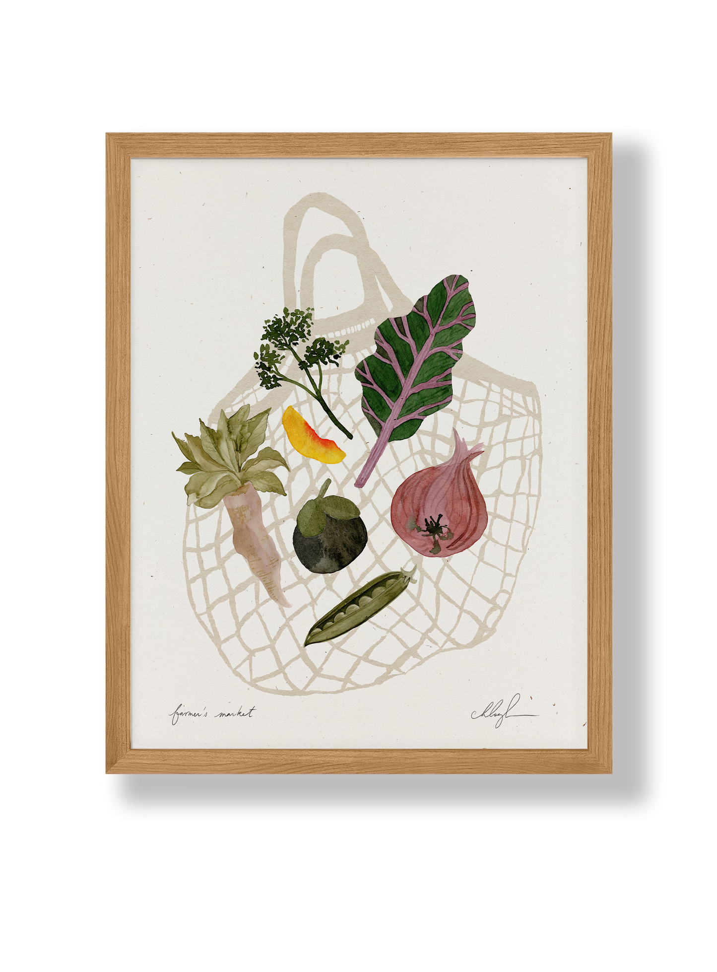 Farmer's Market Art Print