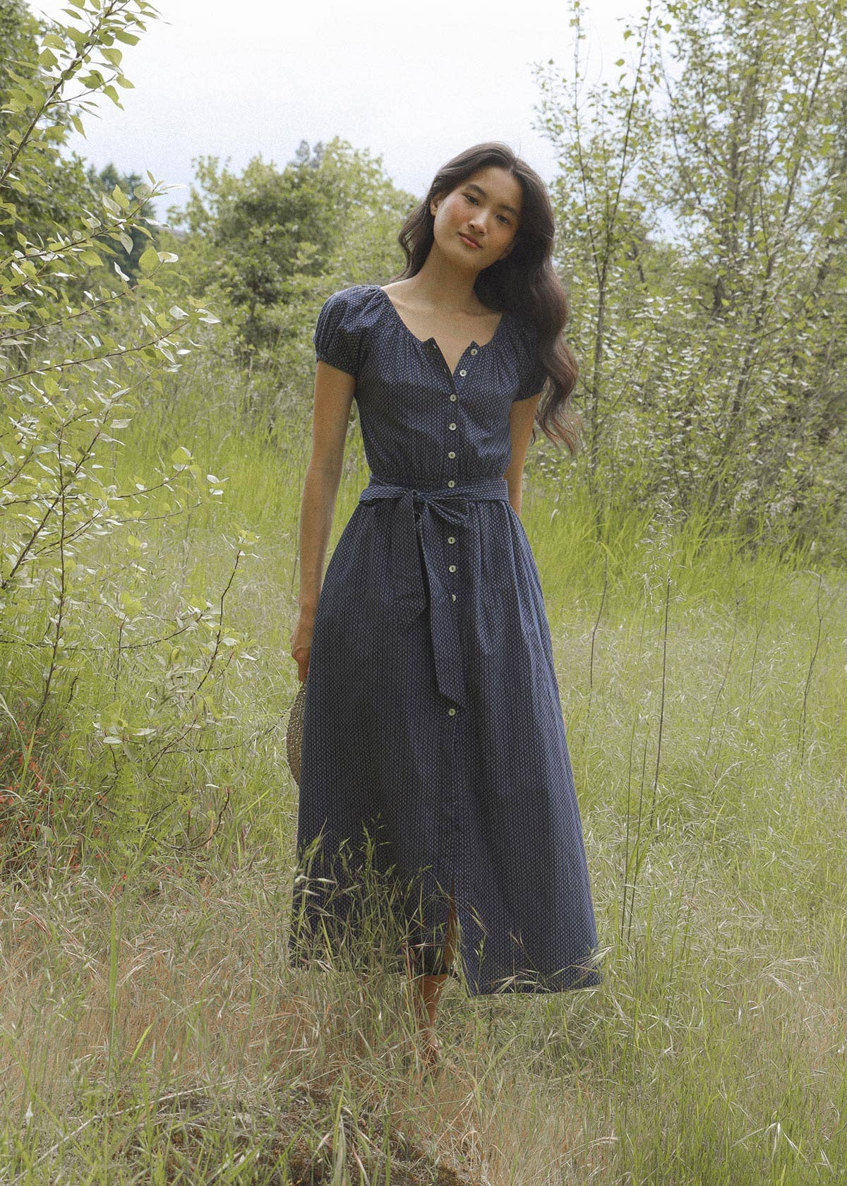 Navy Calais Dress