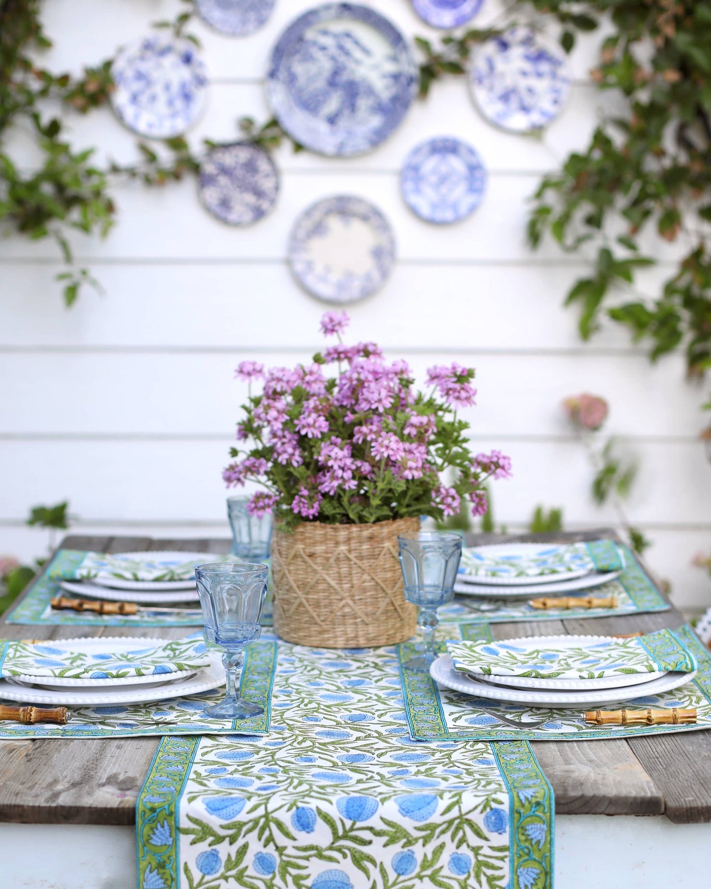 Pomegranate Blue Placemat