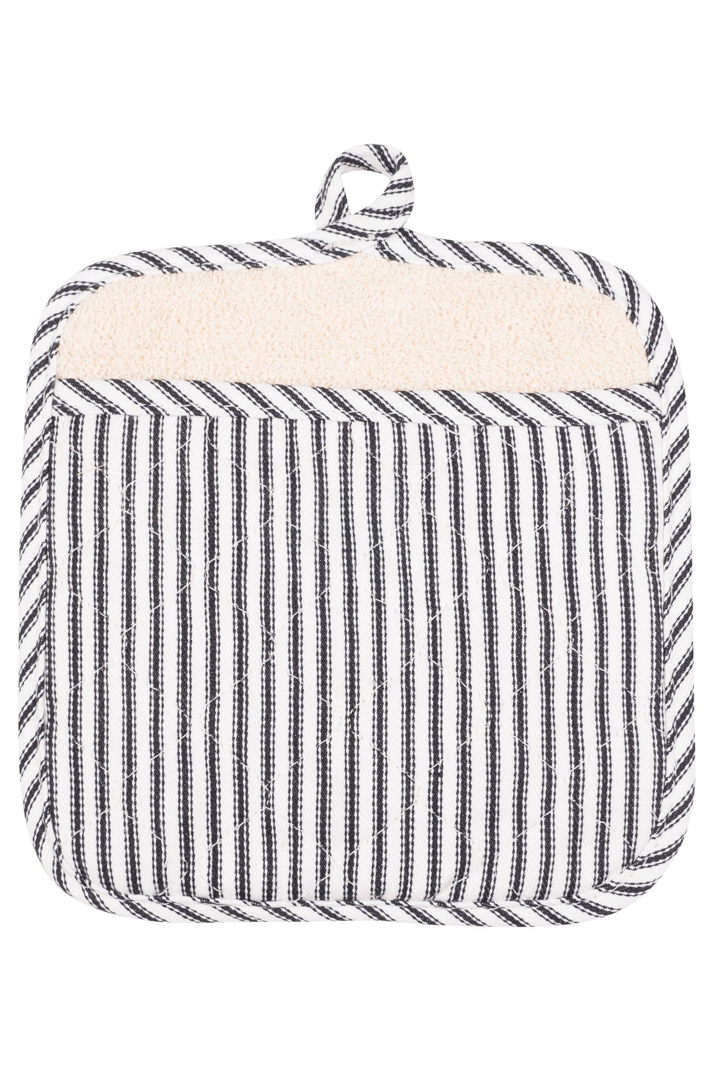Stripe Terry Lined Pot Mitt