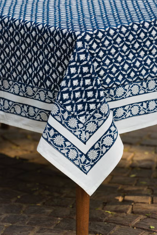 Blue Thistle Tablecloth