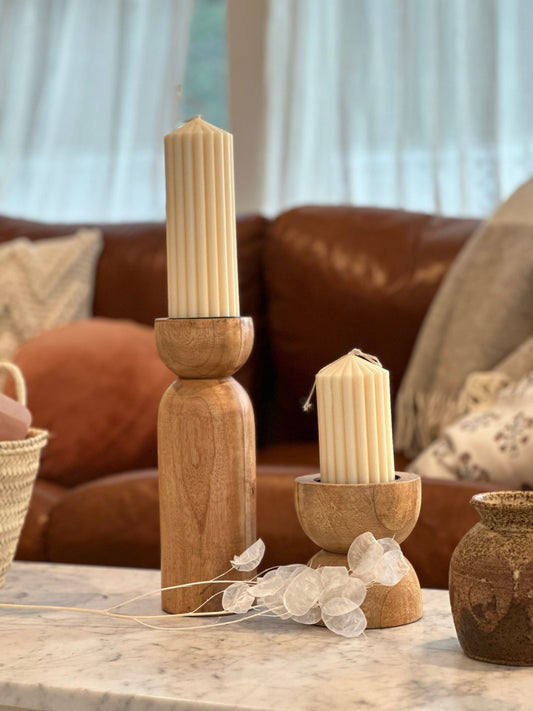 Toulin Candle Holder Natural Collection