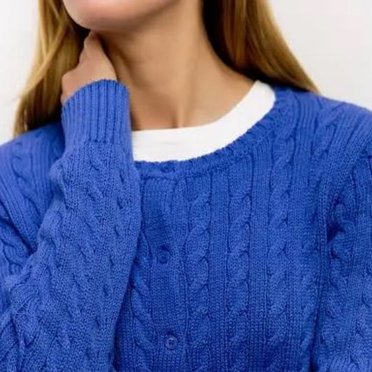 Le Cable Knit Cardigan