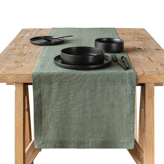 Linen Table Runner  18x90