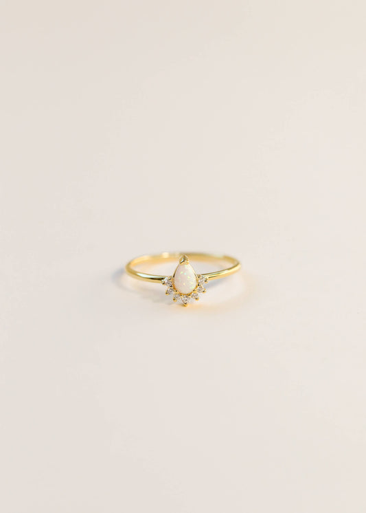 Opal Burst ring