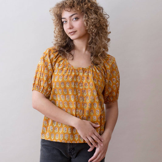 Flora Top- Malin Gold