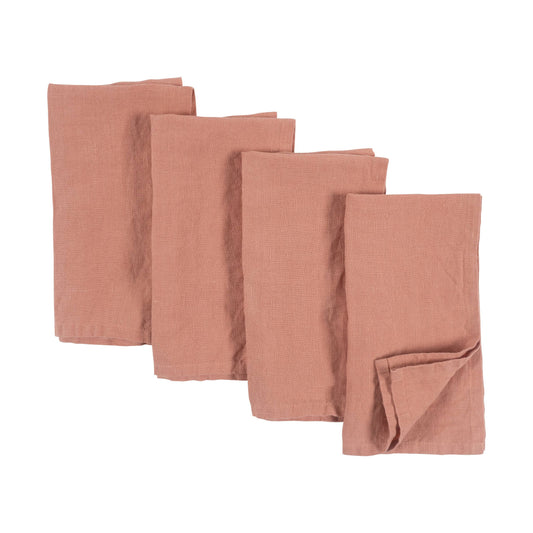 Clay Linen Napkins-Set Of 2