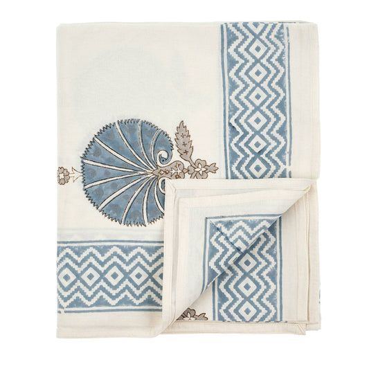 Belle Block Printed Tablecloth