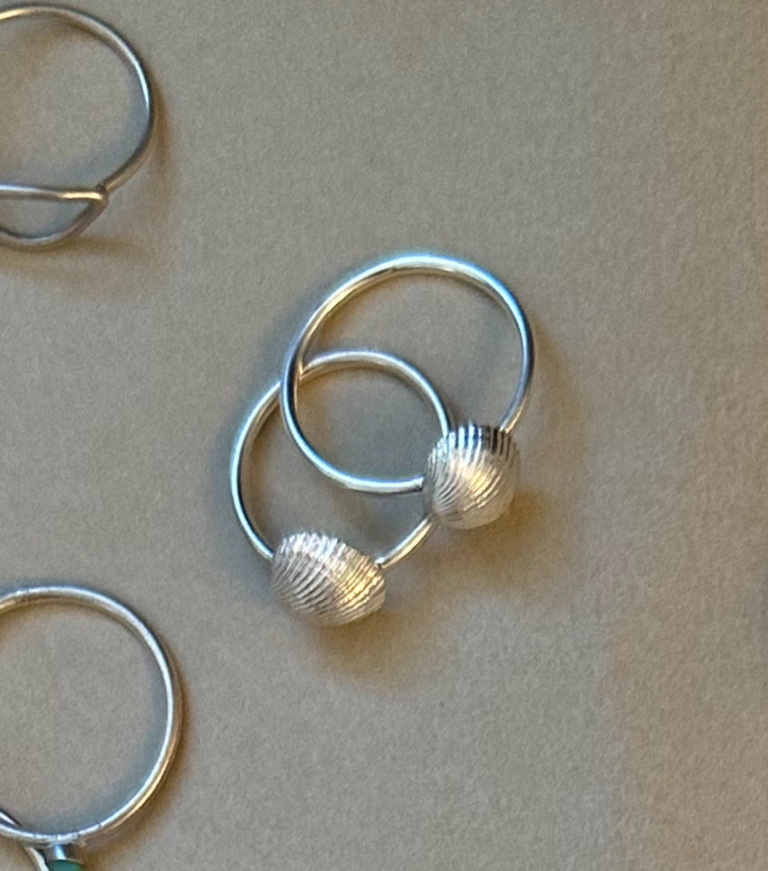 Silver Clam Shell Ring