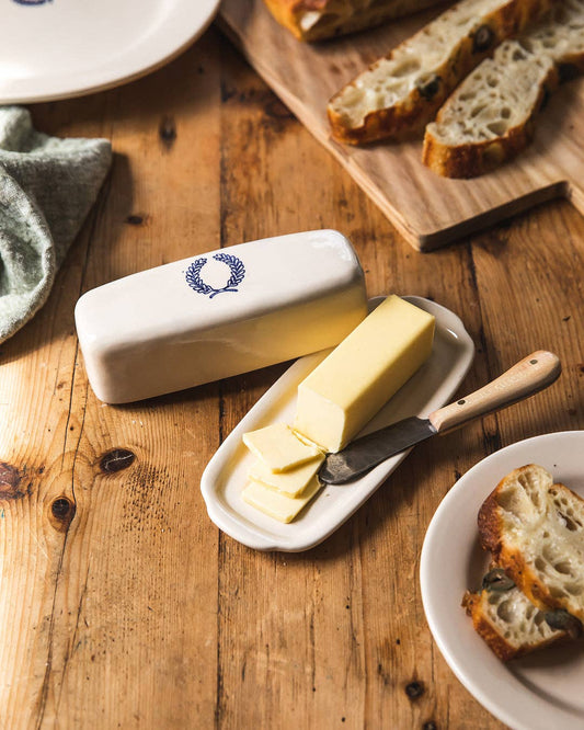 Farmhouse Pottery Laurel Butter Dish