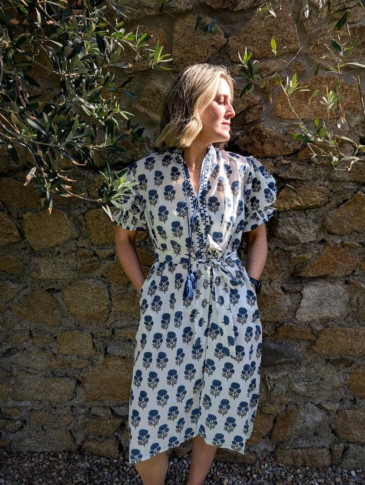 Shirley blue dress