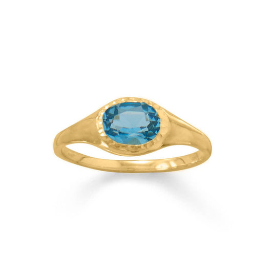 Blue Topaz Ring