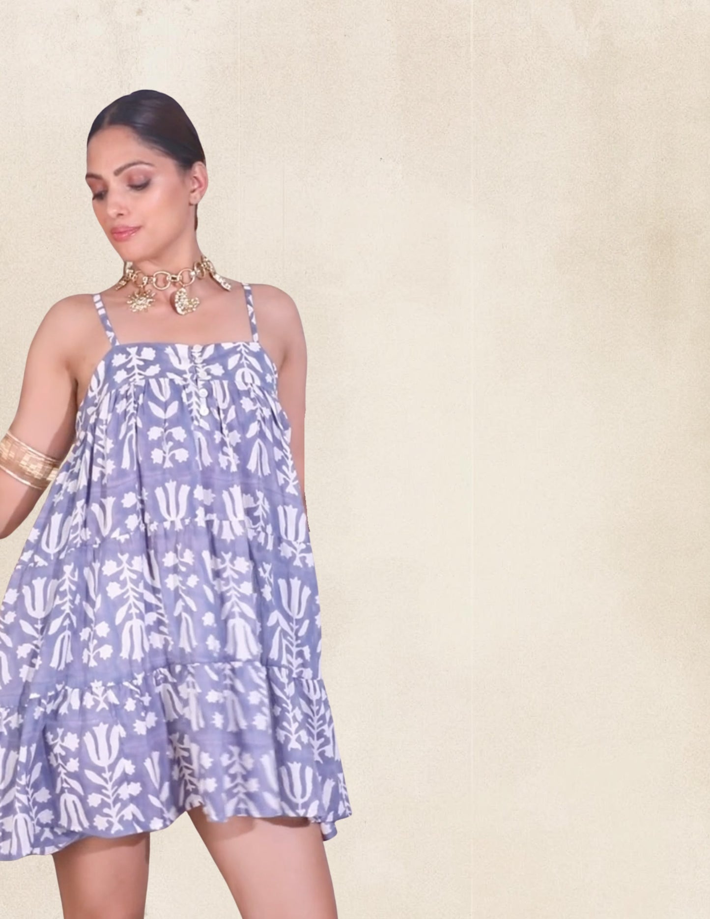Alila Block Printed Dress