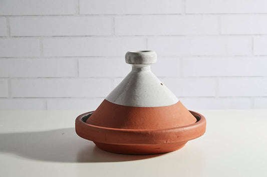 Moroccan Cooking Tagine with White Top