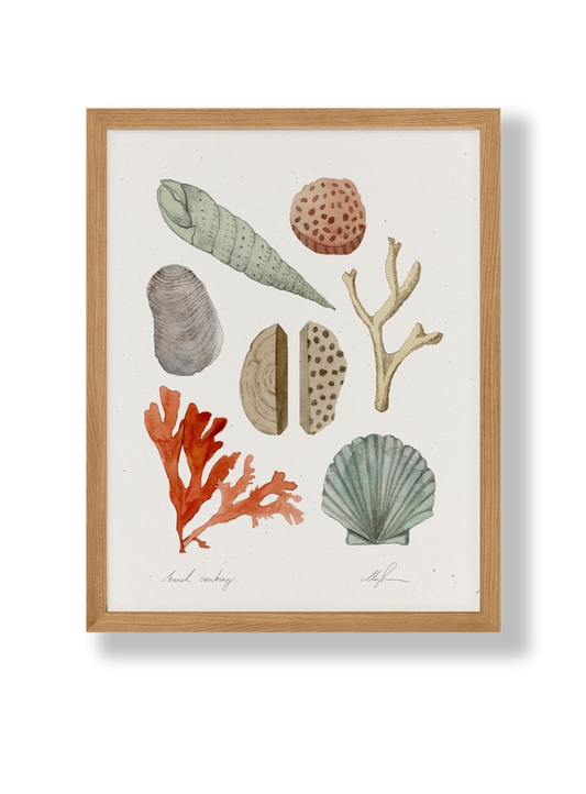 Beach Combing Art Prnt