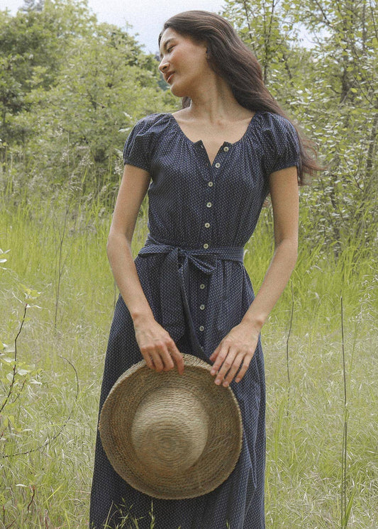 Navy Calais Dress