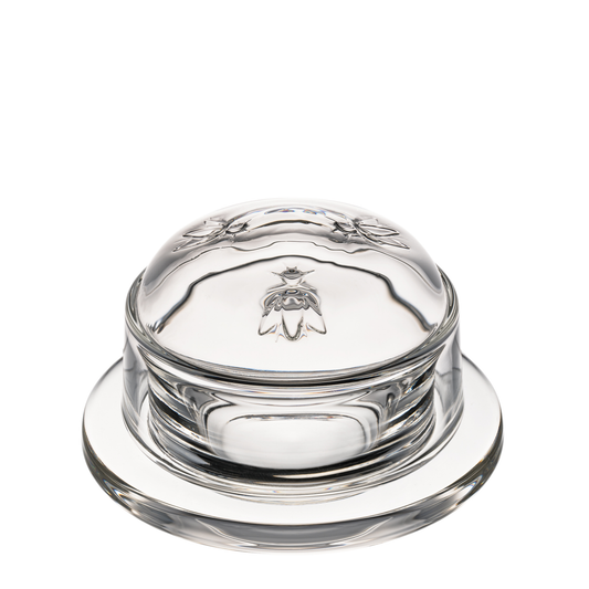 Glass Bee Dish Set