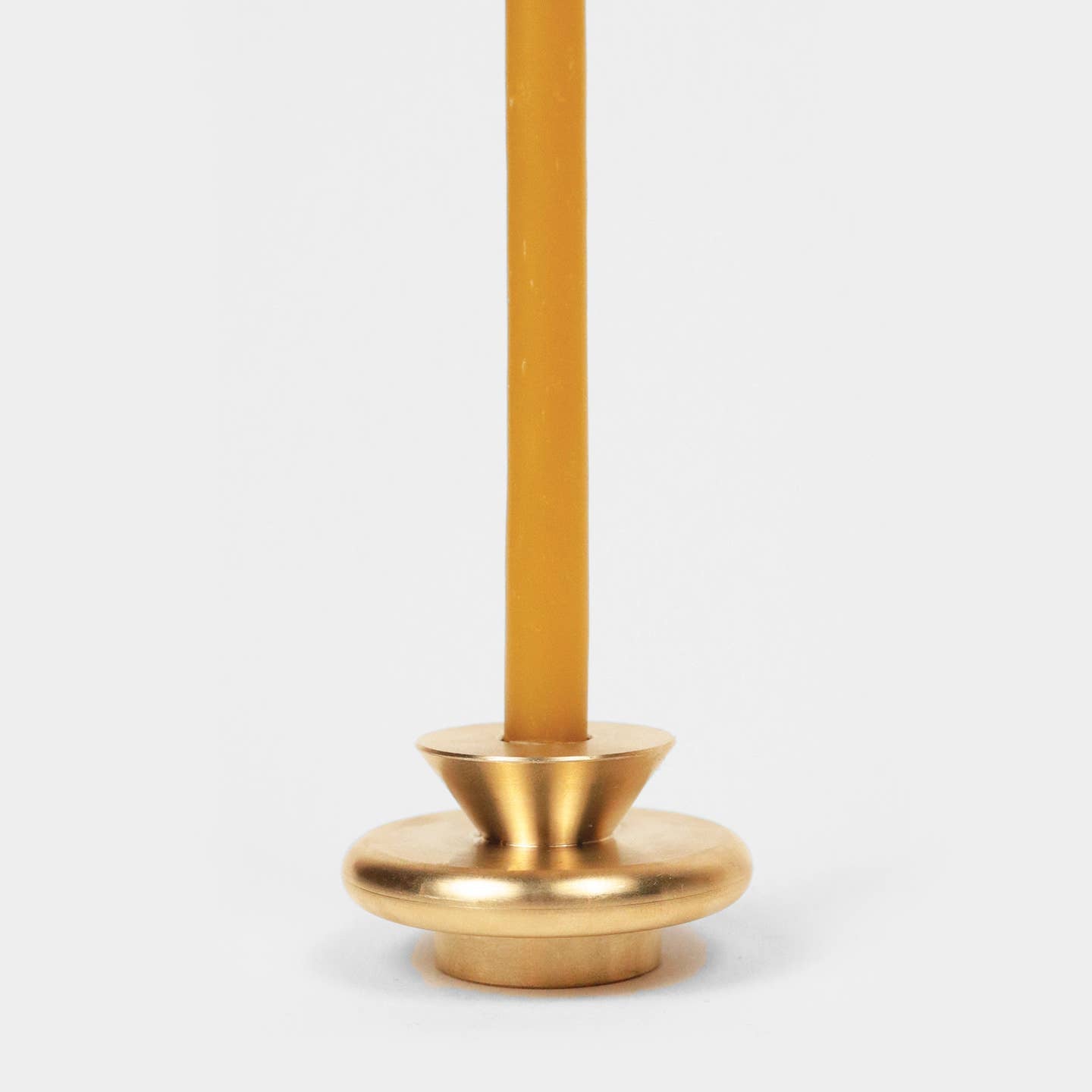 Solid Brass Candle Holder