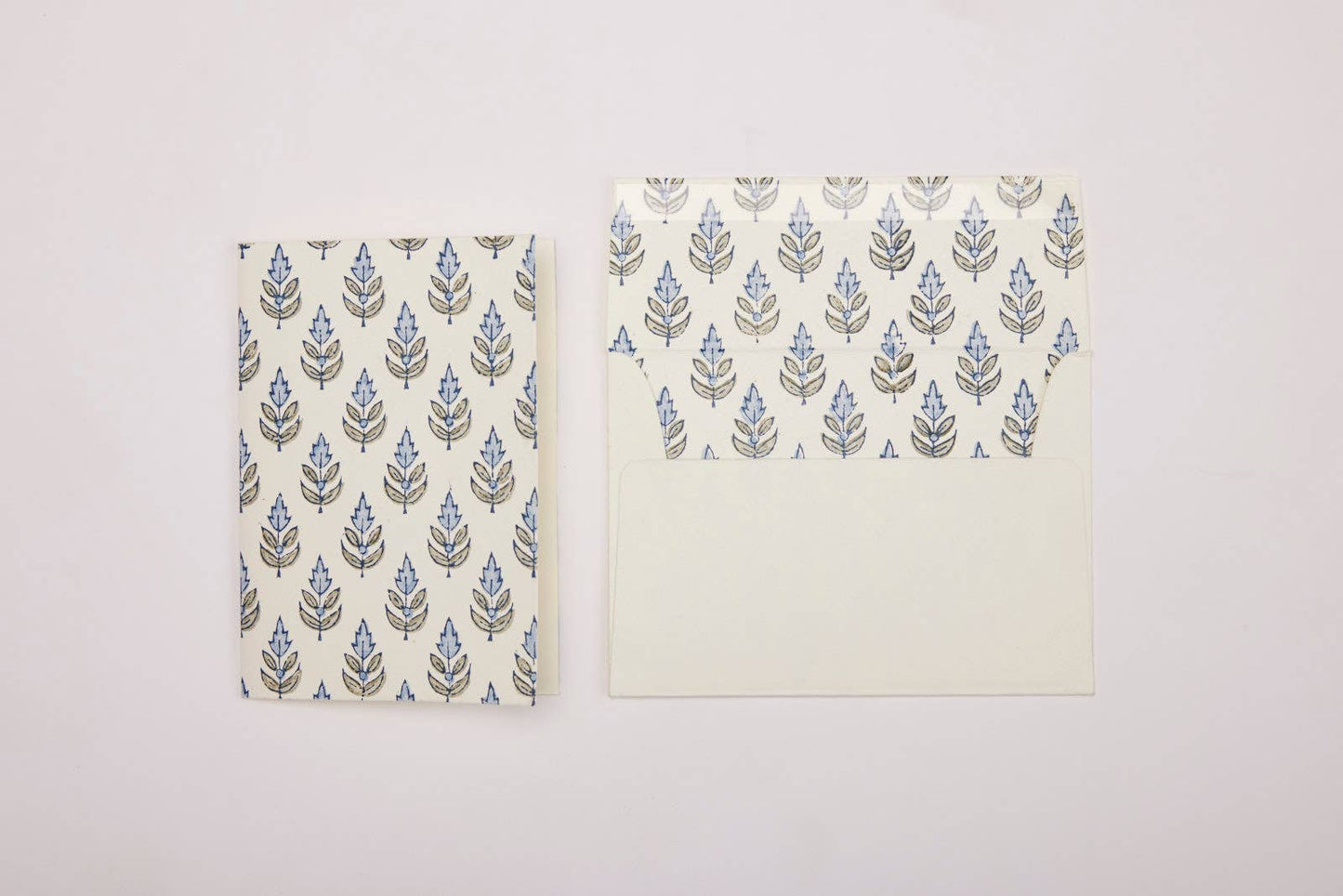 Mirchi Block Printed Greeting Card