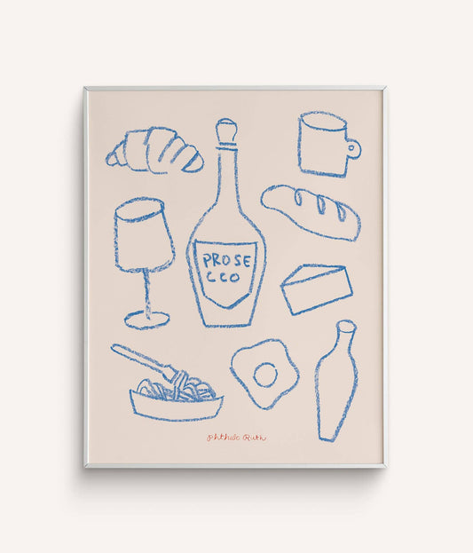 Prosecco Party Art Print